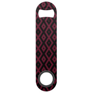 patroon met Bourgogne en zwarte diamant Speed Flessenopener