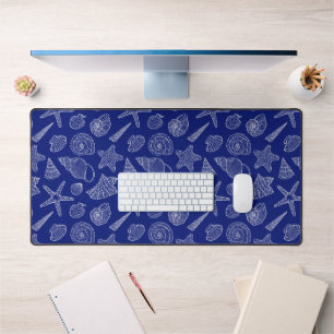 Patroon met Bright Blue Shell Bureaumat