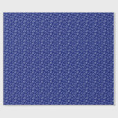 Patroon met Bright Blue Shell Cadeaupapier (Vlak)