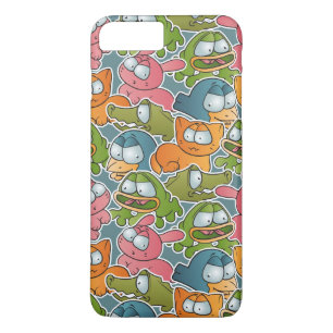  patroon met cartoons 	iPhone 8 plus / 7 plus hoesje