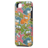  patroon met cartoons Case-Mate iPhone case (Achterkant Links)
