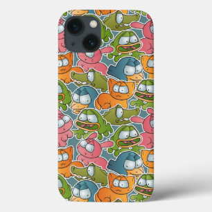  patroon met cartoons iPhone 13 hoesje