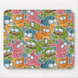 patroon met cartoons muismat