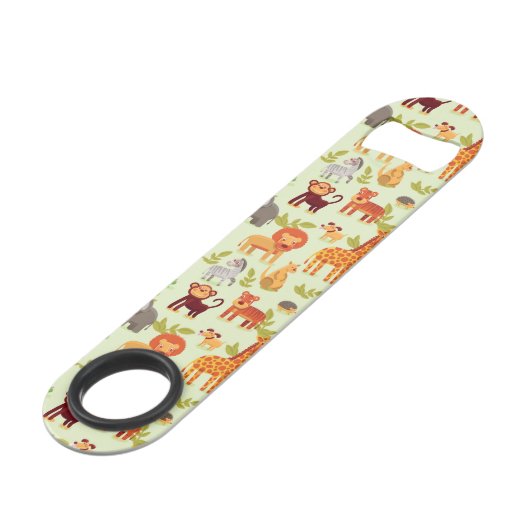 Patroon met Cartoons Speed Flessenopener (Achterkant Gekanteld)