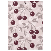Patroon met Cherries 2 Klembord (Achterkant)