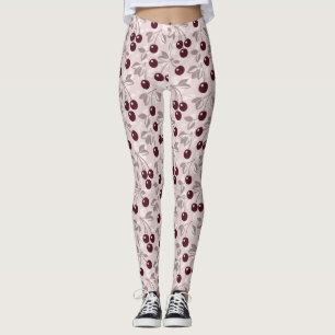 Patroon met Cherries 2 Leggings