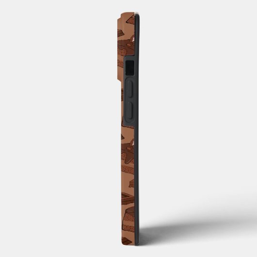 Patroon met chocoladetaart Case-Mate iPhone case (Achterkant / Links)