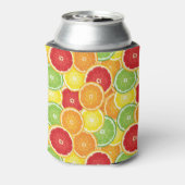 Patroon met citrusvruchten blikjeskoeler (Blikje Achterkant)
