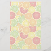Patroon met citrusvruchten briefpapier (Voorkant)