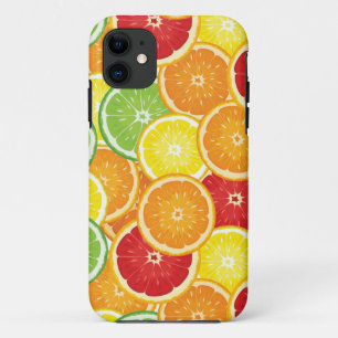 Patroon met citrusvruchten iPhone 11 hoesje