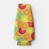 Patroon met citrusvruchten flesjeskoeler (Voorkant)