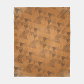 Patroon met driehoeken 5 fleece deken (Voorkant)