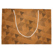 Patroon met driehoeken 5 groot cadeauzakje (Achterkant)