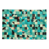 patroon met driehoeken en cirkels. kussensloop (Achterkant)