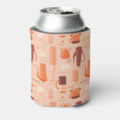 Patroon met drinken en tekst blikjeskoeler (Blikje Achterkant)