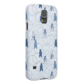 patroon met een grizzly beer Case-Mate samsung galaxy hoesje (Back/Rechts)