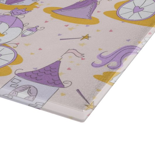 patroon met een prinses snijplank (Hoek)