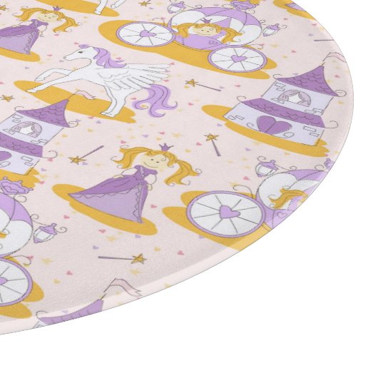 patroon met een prinses snijplank (Hoek)