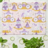 patroon met een prinses theedoek (Gevouwen)