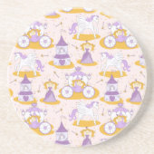 patroon met een prinses zandsteen onderzetter (Voorkant)