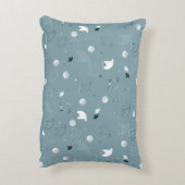 patroon met een schattig polair decoratief kussen (Achterkant (Verticaal))