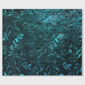 patroon met Floral Leaves Cadeaupapier (Vlak)