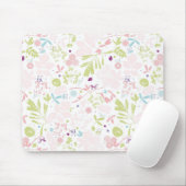 patroon met florale weergave muismat (Met muis)