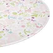 patroon met florale weergave snijplank (Hoek)