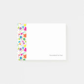 Patroon met gekleurde keukenspullen post-it® notes (Voorkant)