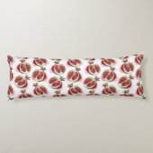 Patroon met granaatappel lichaamskussen (Achterkant)