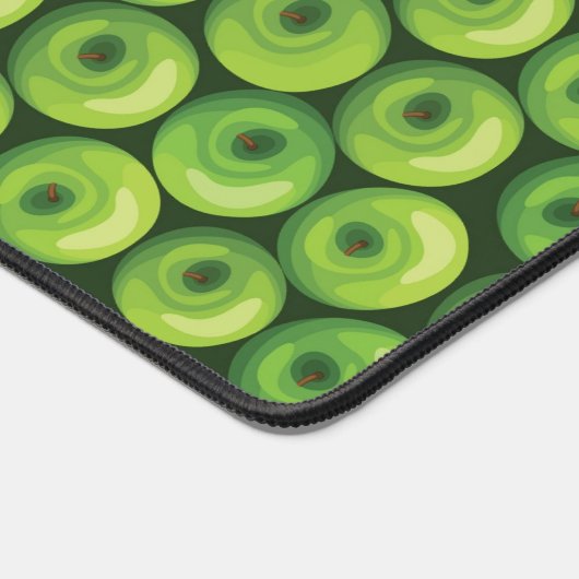 Patroon met groene appels bureaumat (Hoek)