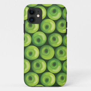 Patroon met groene appels iPhone 11 hoesje