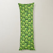 Patroon met groene appels lichaamskussen (Achterkant (Verticaal))