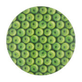 Patroon met groene appels snijplank (Voorkant)