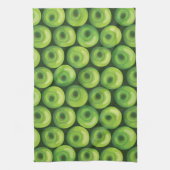 Patroon met groene appels theedoek (Verticaal)
