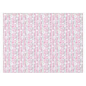 Patroon met hart en bloemen tafelkleed (Voorkant (Horizontaal))