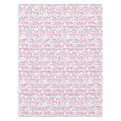 Patroon met hart en bloemen tafelkleed (Voorkant)