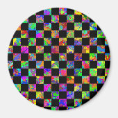 Patroon met het toetsenbord voor Paint Splatter Magneet (Voorkant)