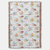 patroon met insecten deken (Voorkant Verticaal)