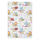 patroon met insecten mini klembord (Achterkant)