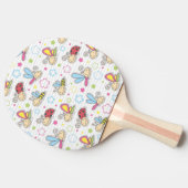 patroon met insecten tafeltennisbatje (Zijkant)