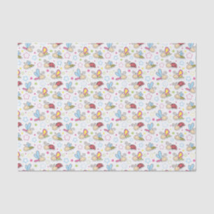 patroon met insecten tissuepapier