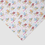 patroon met insecten tissuepapier (Detail)