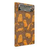 Patroon met katten mini klembord (Schuin)