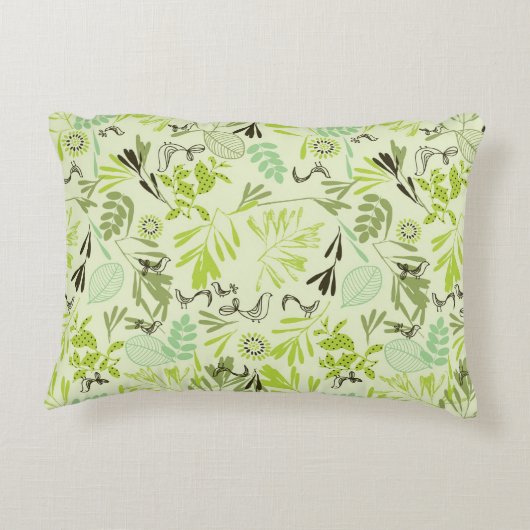 patroon met kleine baby accent kussen (Achterkant)