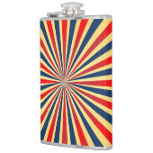 patroon met kleurrijke strepen heupfles (Links)