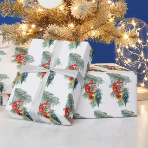 patroon met omleiding met kerstaven met kerst cadeaupapier