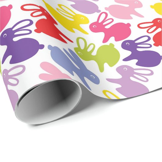 patroon met Paaskonijnen Cadeaupapier (Rol Hoek)
