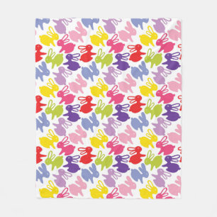 patroon met Paaskonijnen Fleece Deken