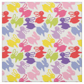 patroon met Paaskonijnen Stof (Swatch)